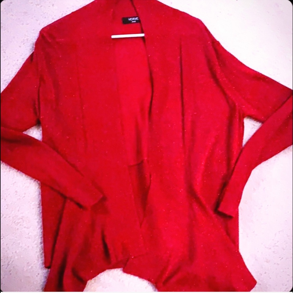 ❤️ Red Cardigan stunning with Leggings❤️